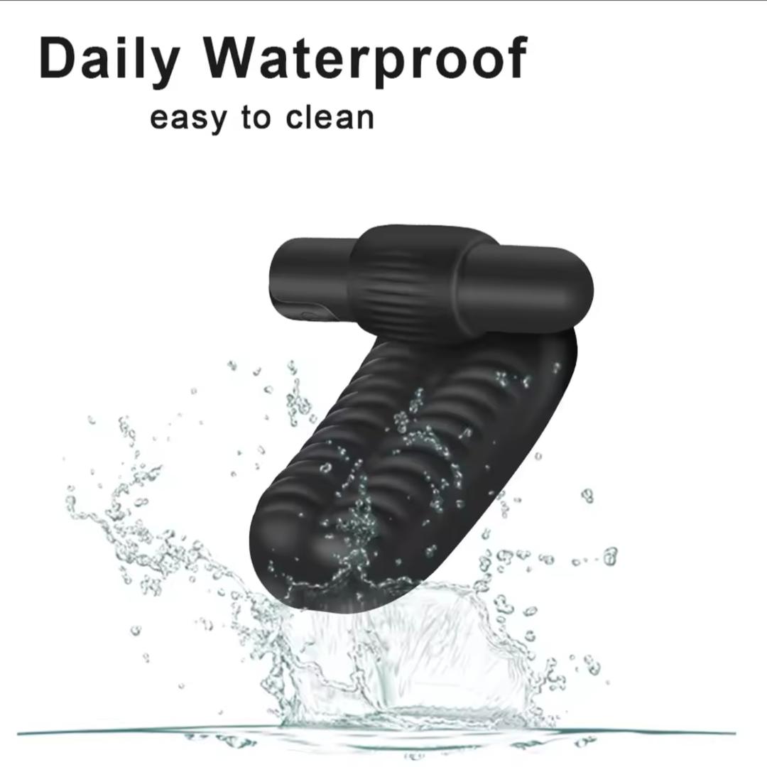 Vibrador doble para dedos