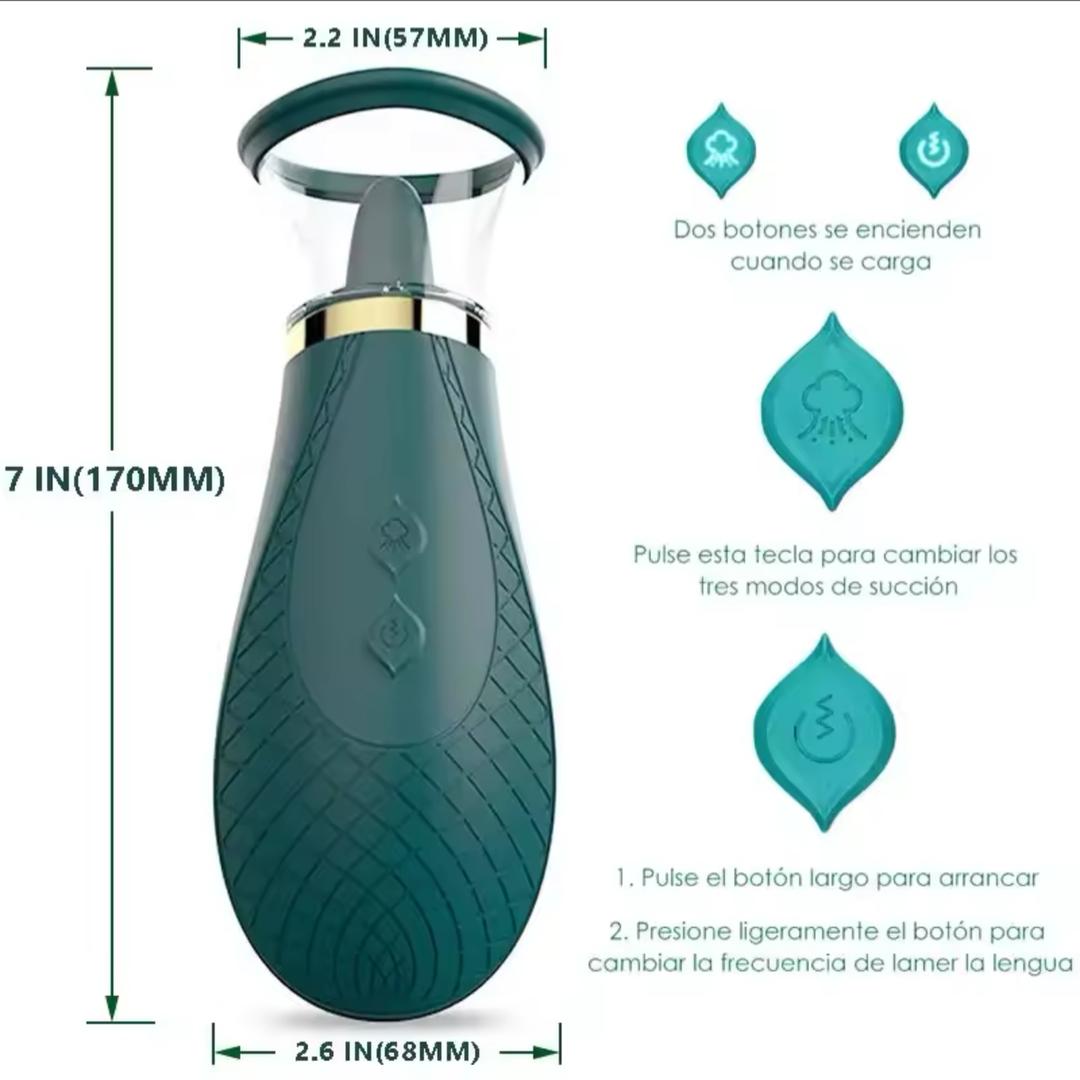 Lengua succionador vibrador