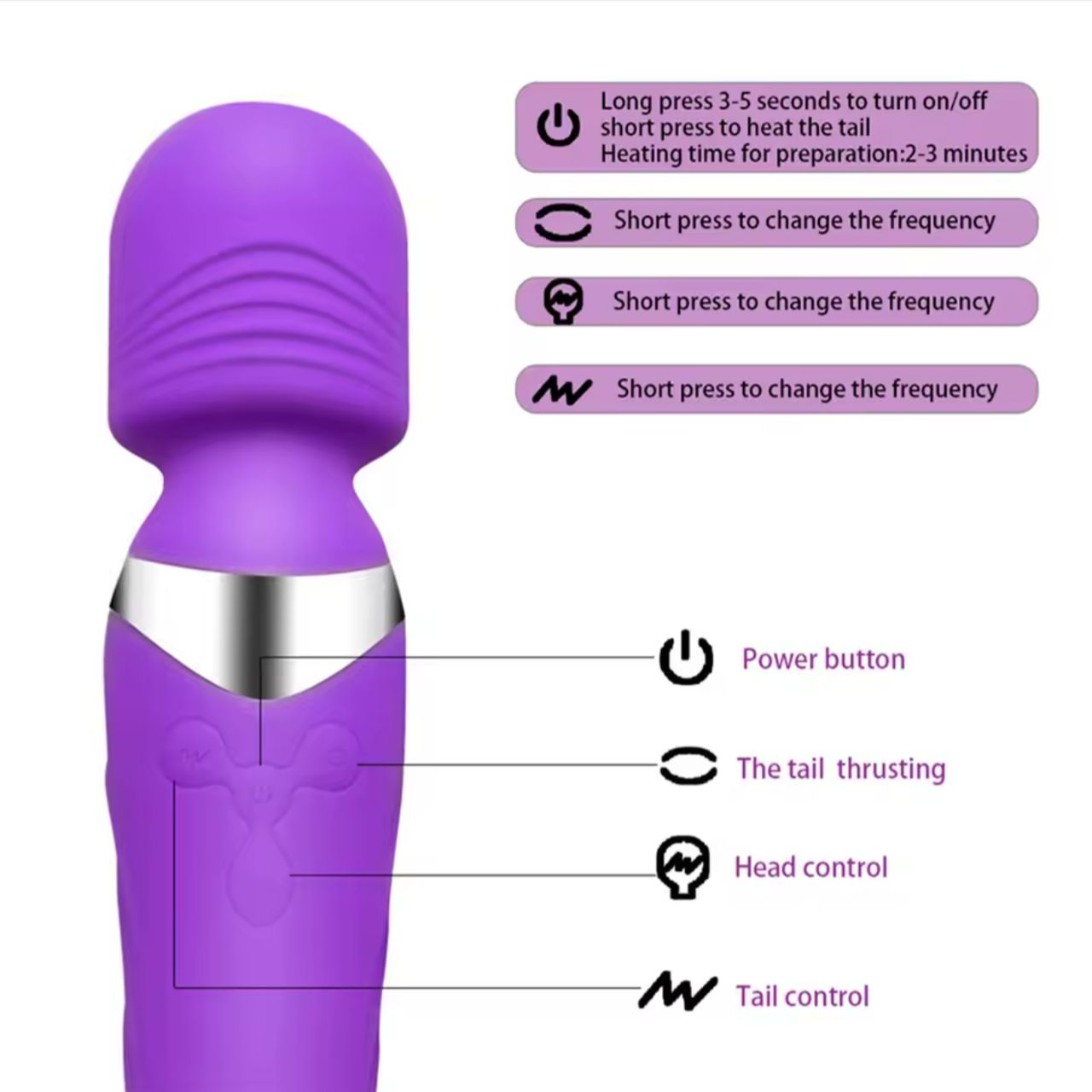 Super vibrador telescopico