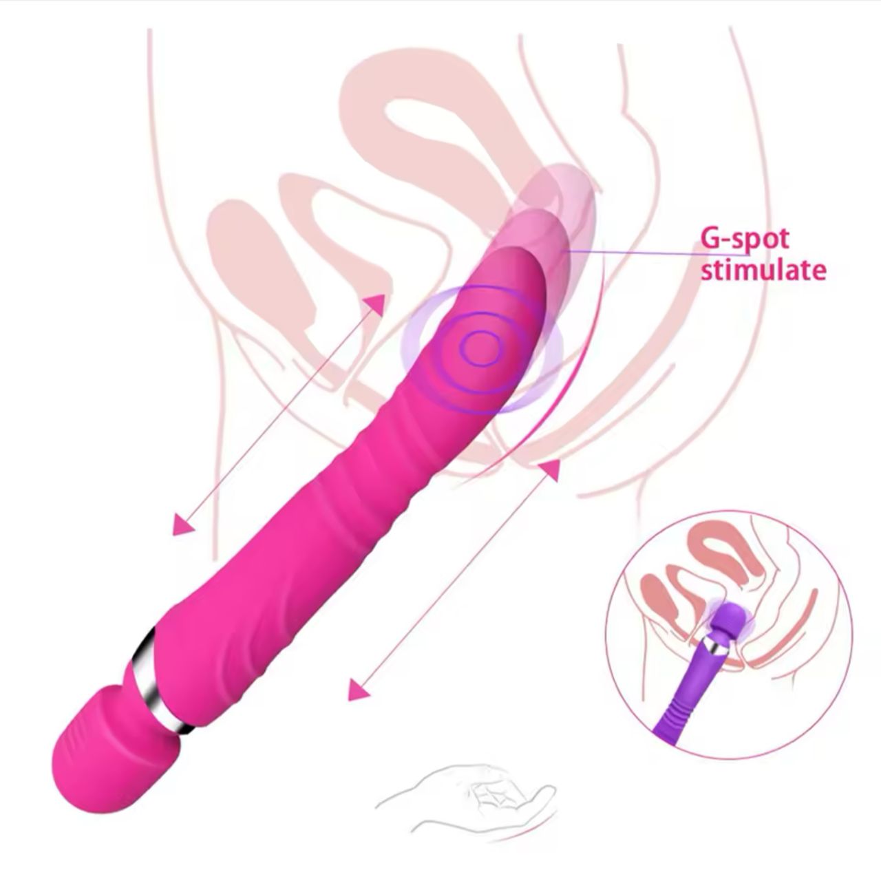 Super vibrador telescopico