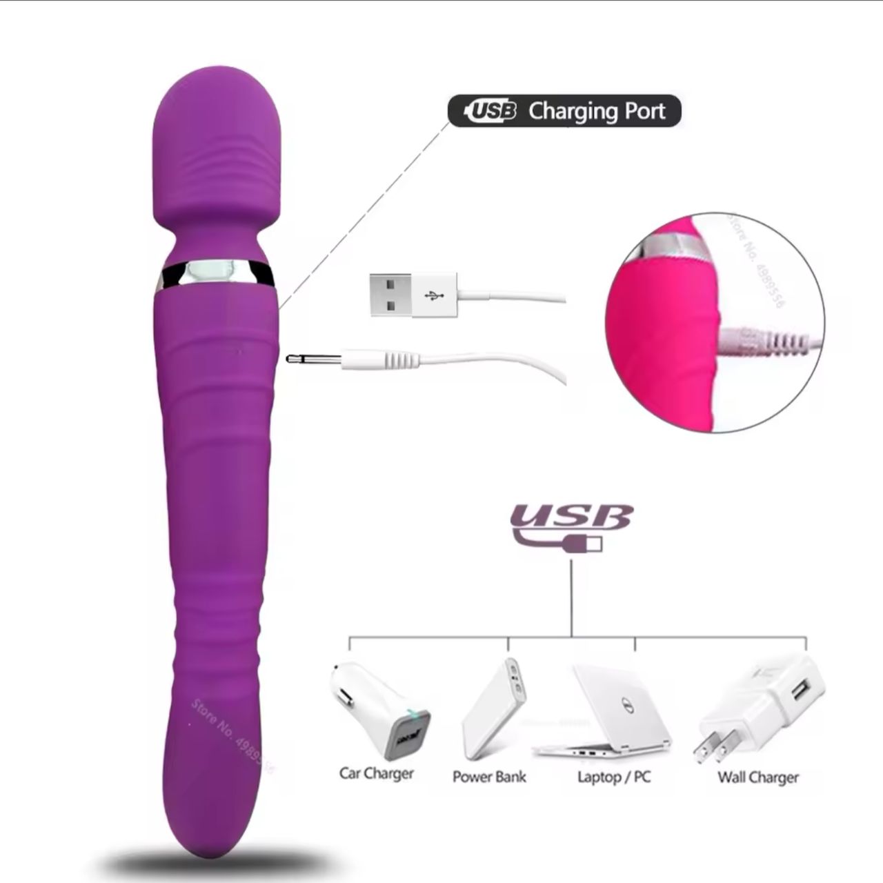 Super vibrador telescopico
