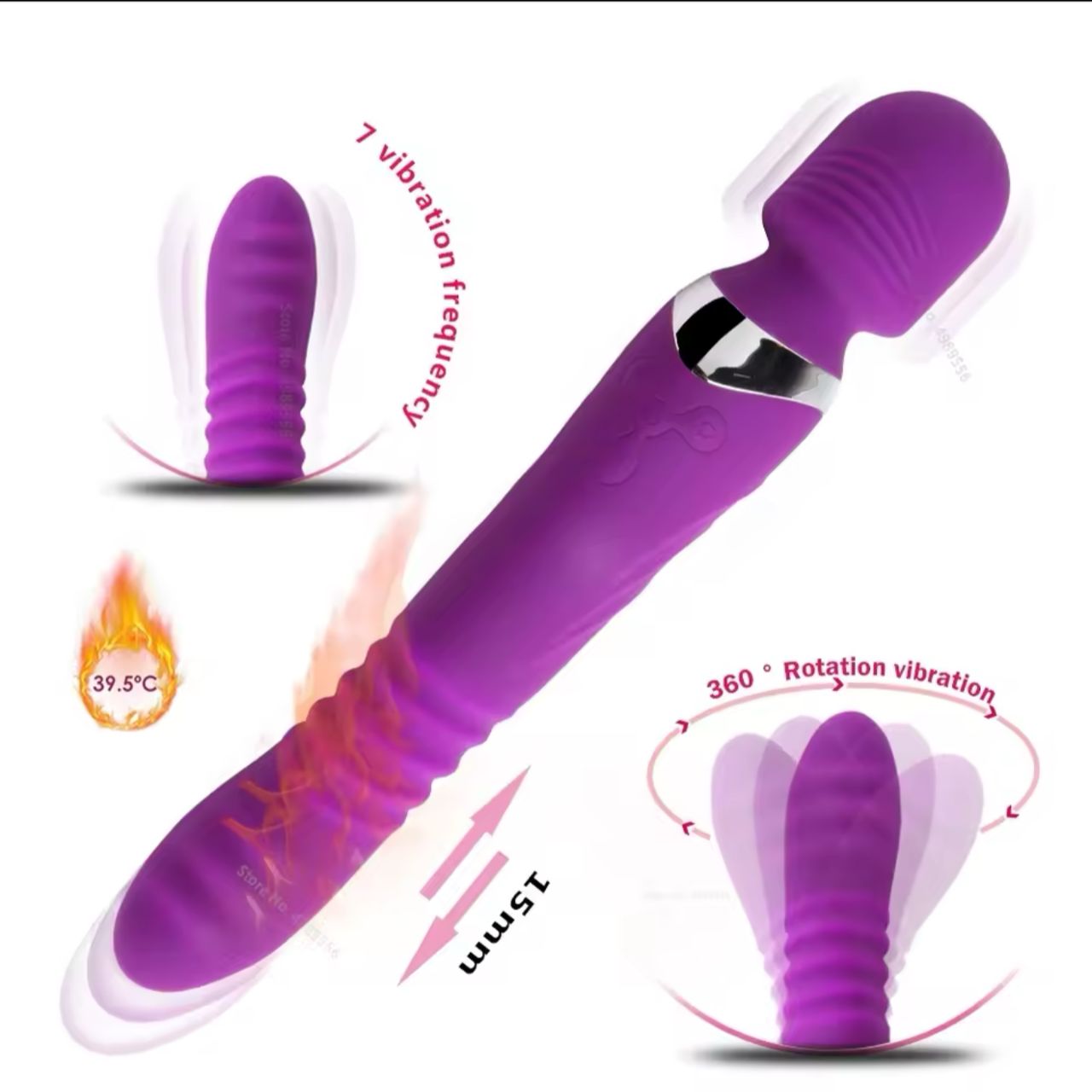 Super vibrador telescopico