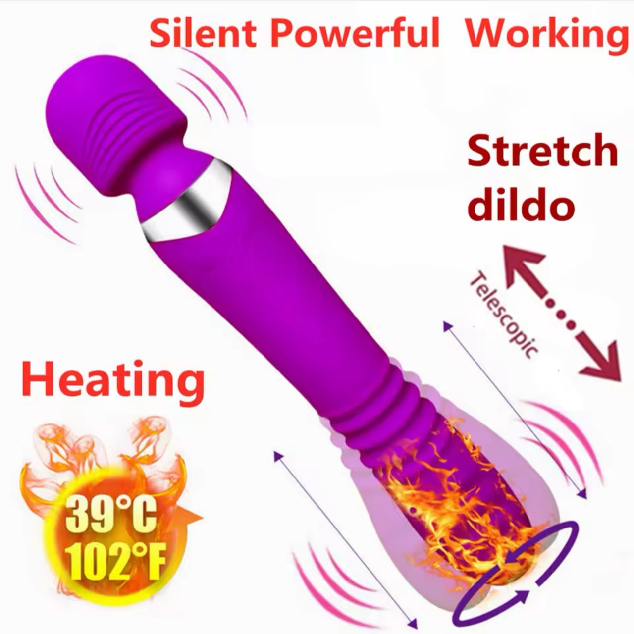 Super vibrador telescopico