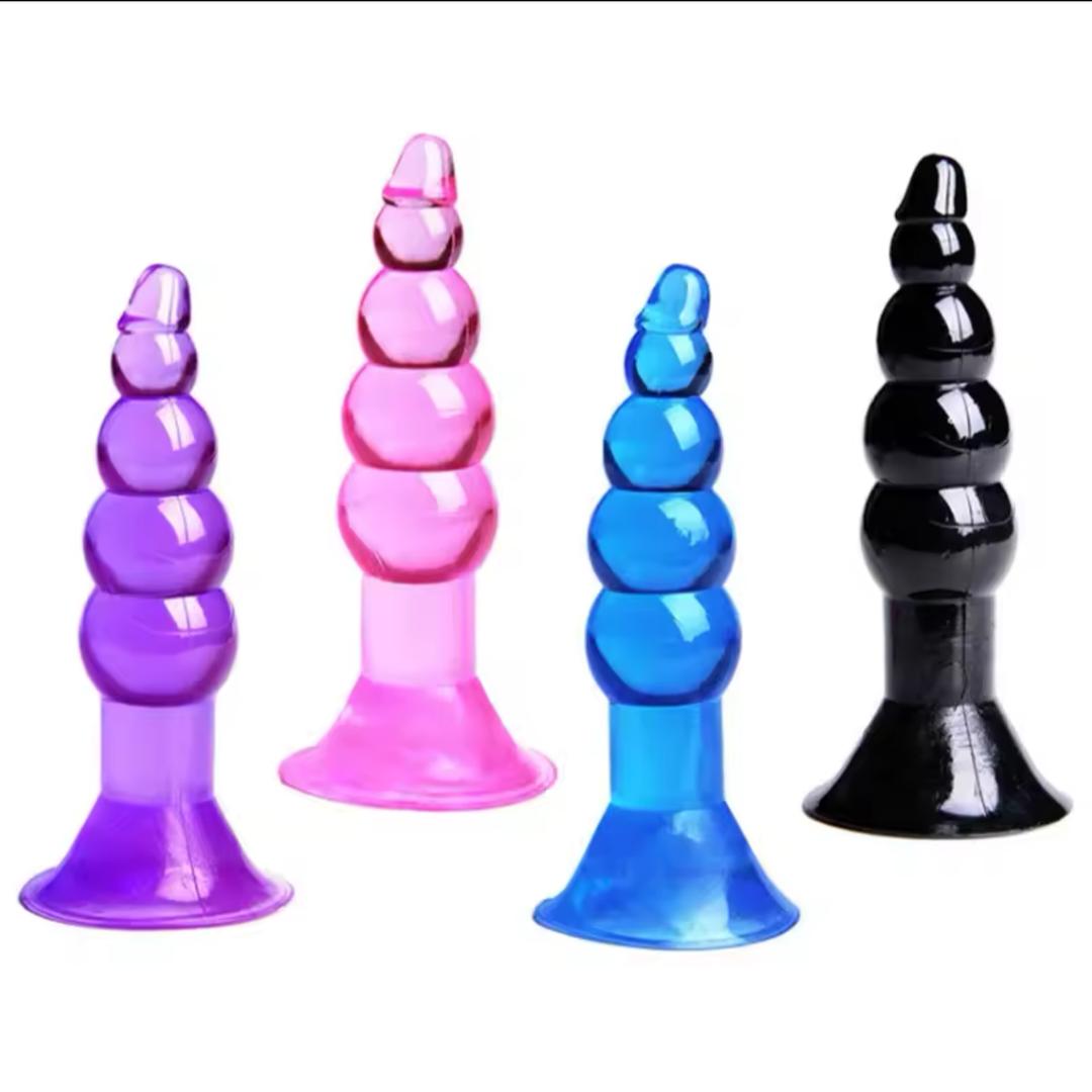 Plug anal silicon con chupon