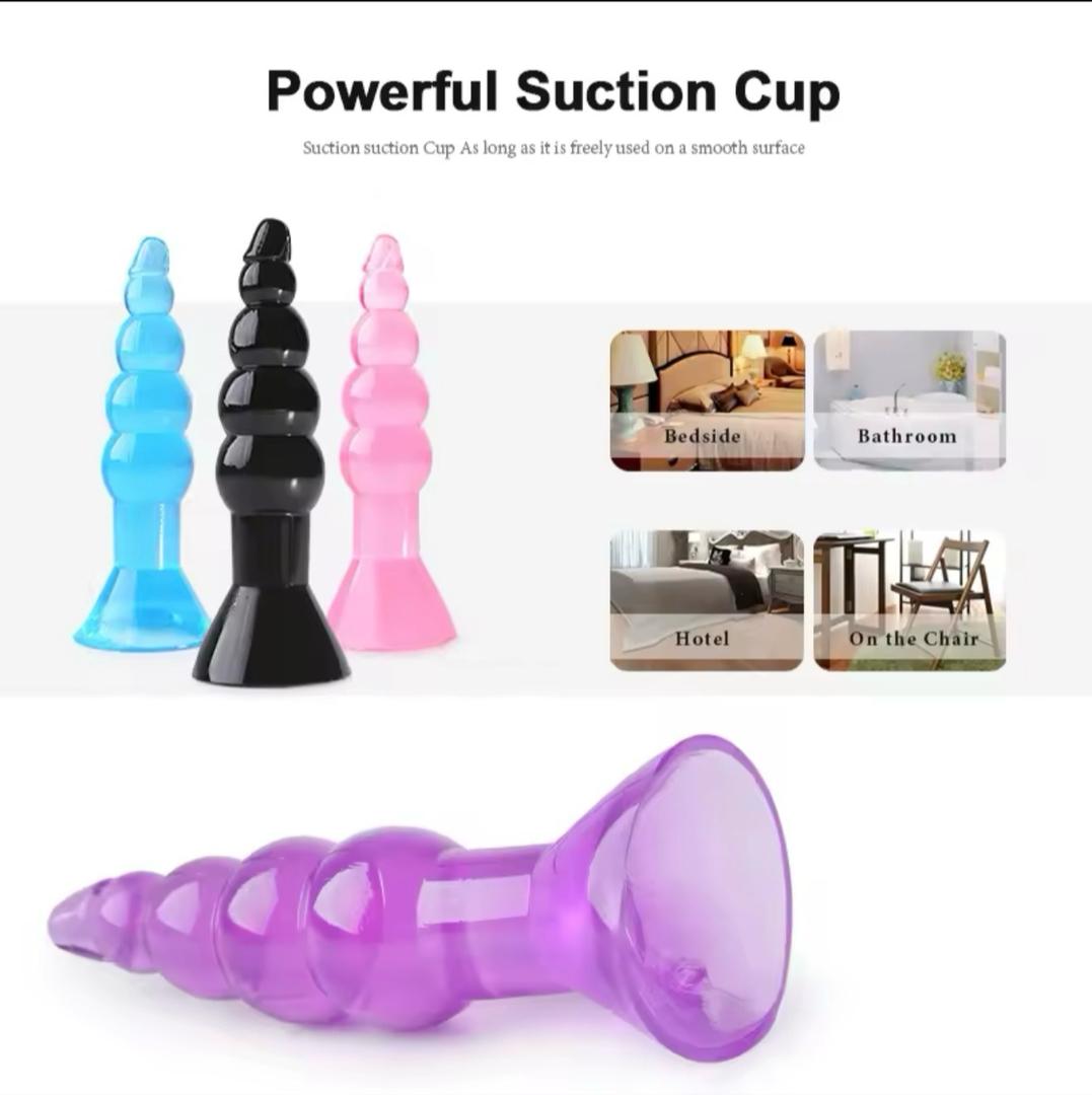 Plug anal silicon con chupon