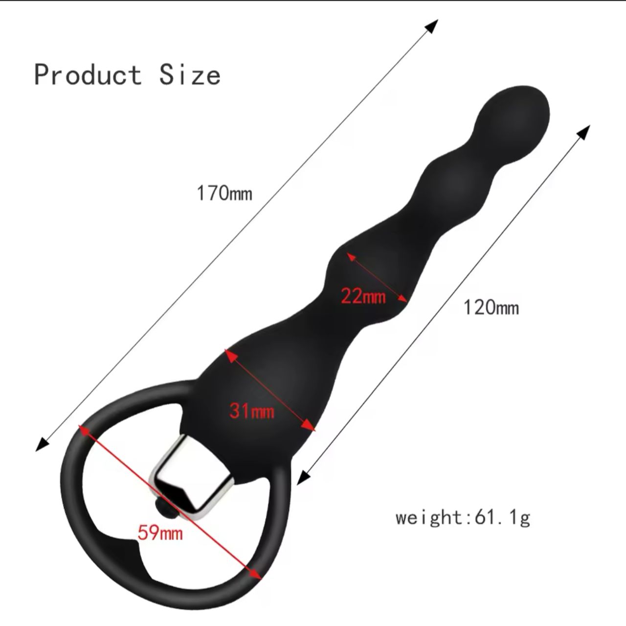 Vibrador Analbeads