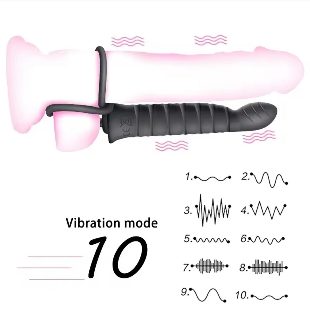 Anillo dildo vibrador
