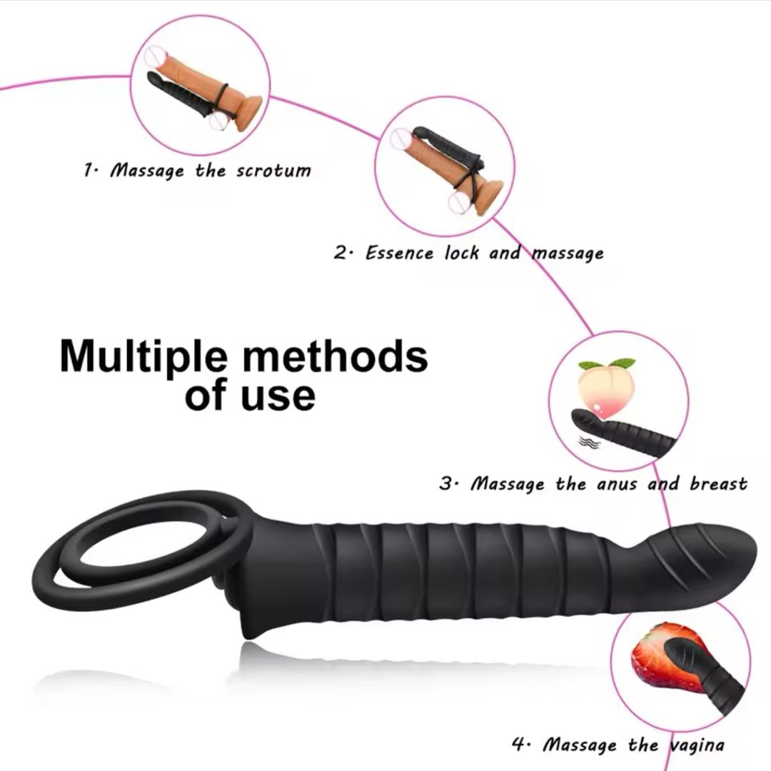 Anillo dildo vibrador