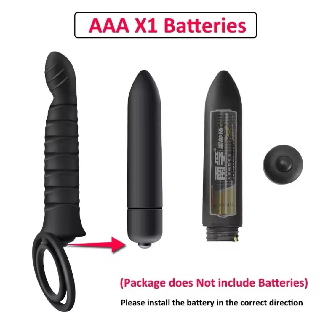 Anillo dildo vibrador