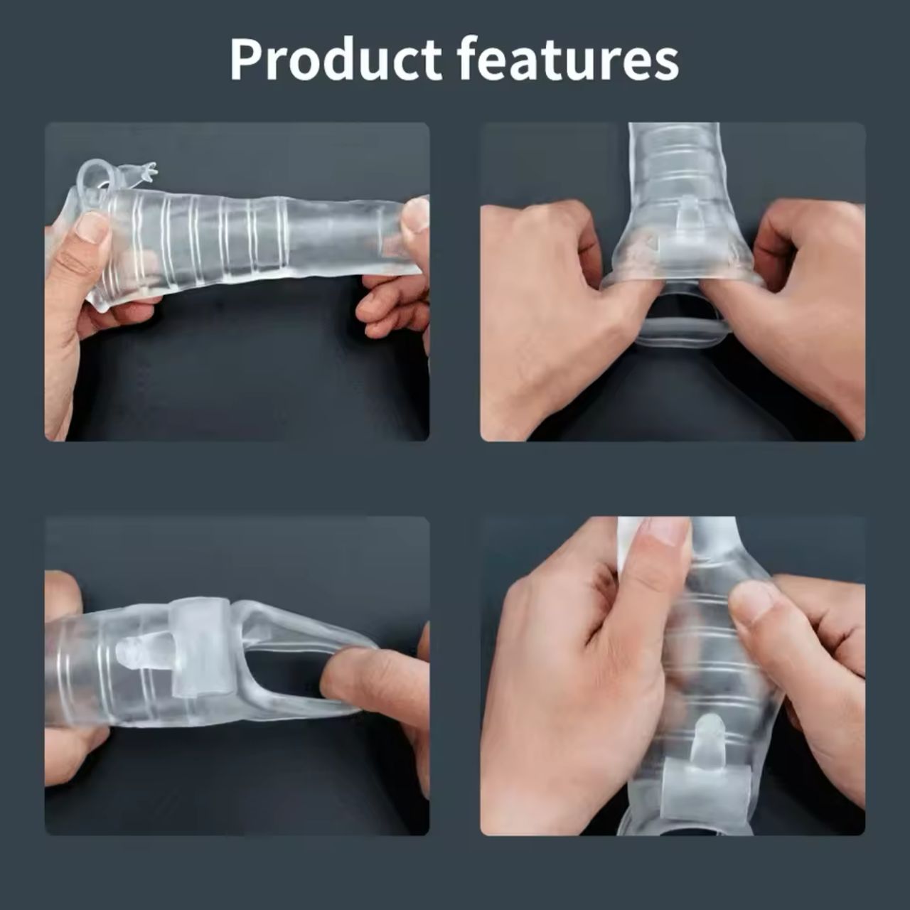 Funda engrosadora vibrador
