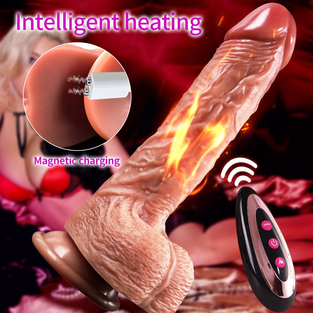 Dildo vibrador realista con chupon