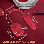 Rosa vibrador succionador