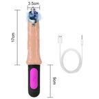 Dildo vibrador realista flexible