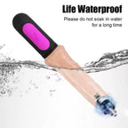 Dildo vibrador realista flexible