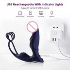 Plug anal con anillo y control