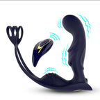 Plug anal con anillo y control