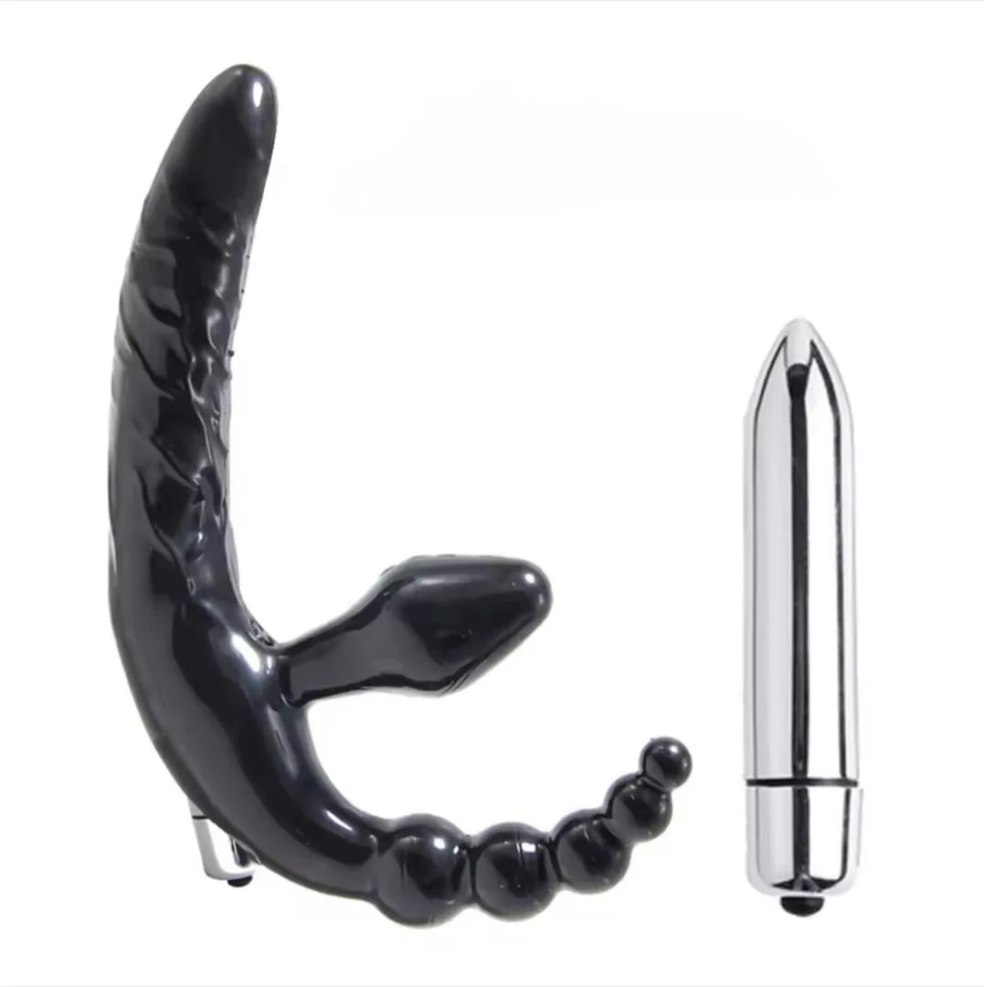 Dildo triple penetracion vibrador